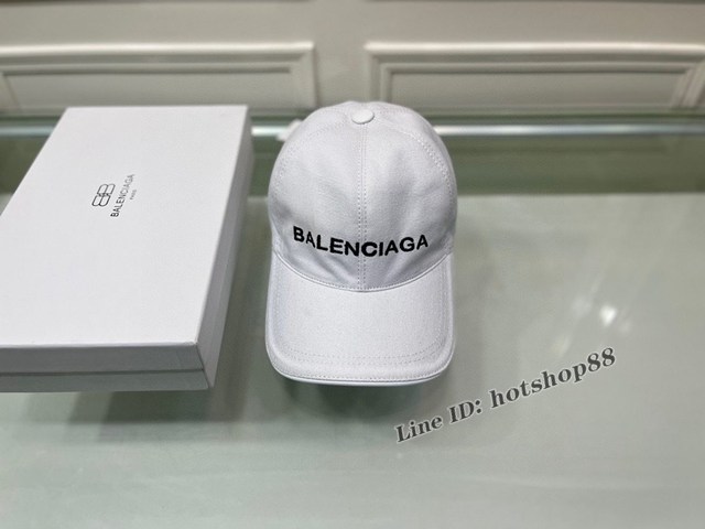 Balenciaga專櫃新款巴黎世家立體刺繡帆布經典原單棒球帽鴨舌帽 mmyj3018